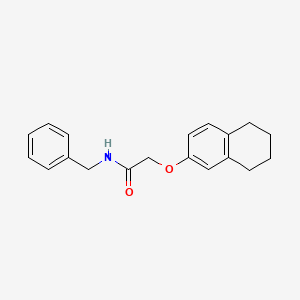 N-benzyl-2-(5,6,7,8-tetrahydro-2-naphthalenyloxy)acetamide