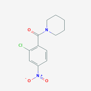molecular formula C12H13ClN2O3 B401125 1-(2-Chloro-4-nitrobenzoyl)piperidine CAS No. 331270-56-5