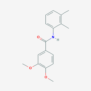 molecular formula C17H19NO3 B401127 N-(2,3-dimethylphenyl)-3,4-dimethoxybenzamide CAS No. 5328-13-2