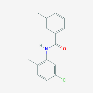 molecular formula C15H14ClNO B401131 N-(5-chloro-2-methylphenyl)-3-methylbenzamide CAS No. 304890-11-7