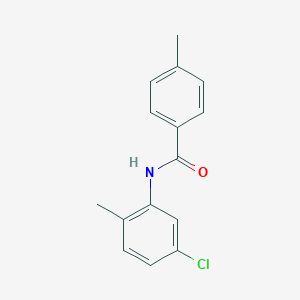 molecular formula C15H14ClNO B401132 N-(5-chloro-2-methylphenyl)-4-methylbenzamide CAS No. 331271-06-8