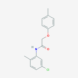 molecular formula C16H16ClNO2 B401138 N-(5-chloro-2-methylphenyl)-2-(4-methylphenoxy)acetamide 