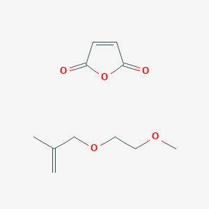 molecular formula C11H16O5 B040114 Polyoxyethylene (2-methyl-2-propenyl) methyl diether-maleic anhydride copolymer CAS No. 122107-16-8