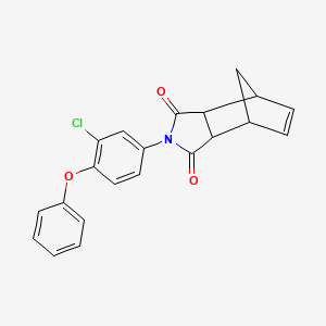 4-(3-chloro-4-phenoxyphenyl)-4-azatricyclo[5.2.1.0~2,6~]dec-8-ene-3,5-dione