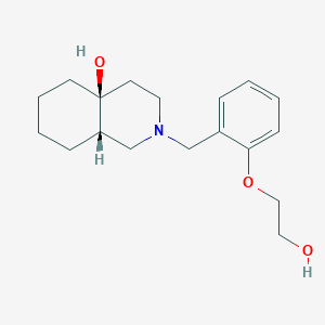 (4aS*,8aS*)-2-[2-(2-hydroxyethoxy)benzyl]octahydroisoquinolin-4a(2H)-ol