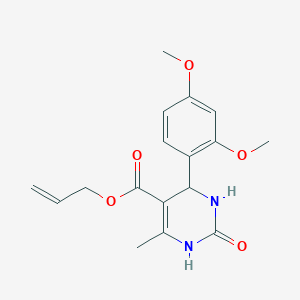 Allyl 4-(2,4-dimethoxyphenyl)-6-methyl-2-oxo-1,2,3,4-tetrahydro-5-pyrimidinecarboxylate