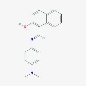 molecular formula C19H18N2O B401193 1-[[[4-(Dimethylamino)phenyl]imino]methyl]-2-naphthol CAS No. 173727-84-9
