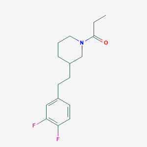 3-[2-(3,4-difluorophenyl)ethyl]-1-propionylpiperidine