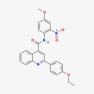 2-(4-ethoxyphenyl)-N-(4-methoxy-2-nitrophenyl)-4-quinolinecarboxamide