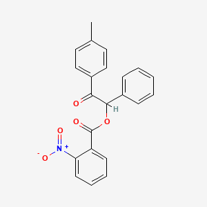 2-(4-methylphenyl)-2-oxo-1-phenylethyl 2-nitrobenzoate