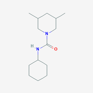 molecular formula C14H26N2O B4012044 N-cyclohexyl-3,5-dimethyl-1-piperidinecarboxamide 