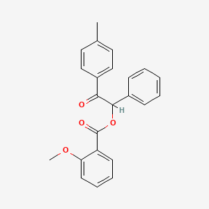 2-(4-methylphenyl)-2-oxo-1-phenylethyl 2-methoxybenzoate
