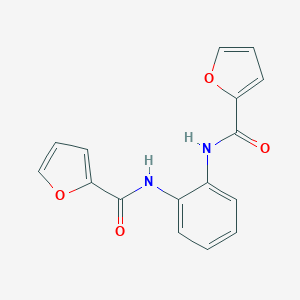 molecular formula C16H12N2O4 B401208 N-[2-(2-furoylamino)phenyl]-2-furamide CAS No. 92868-69-4