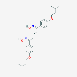 molecular formula C27H38N2O4 B401217 1,5-Bis[4-(isopentyloxy)phenyl]-1,5-pentanedione dioxime 