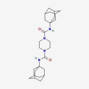 N,N'-di-1-adamantyl-1,4-piperazinedicarboxamide