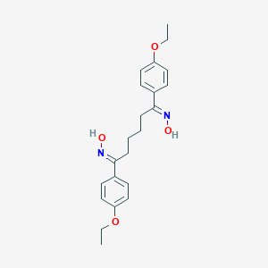 molecular formula C22H28N2O4 B401219 1,6-Bis(4-ethoxyphenyl)-1,6-hexanedione dioxime CAS No. 331271-30-8