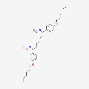 molecular formula C31H46N2O4 B401222 1,7-Bis[4-(hexyloxy)phenyl]-1,7-heptanedione dioxime 