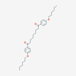 molecular formula C33H48O4 B401224 1,9-Bis[4-(hexyloxy)phenyl]nonane-1,9-dione 
