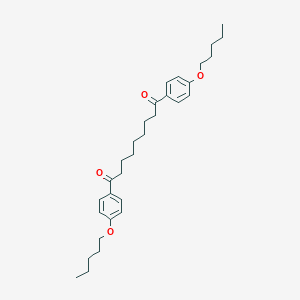 molecular formula C31H44O4 B401225 1,9-Bis[4-(pentyloxy)phenyl]nonane-1,9-dione 