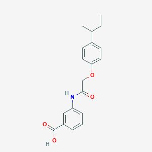 3-{[(4-sec-butylphenoxy)acetyl]amino}benzoic acid