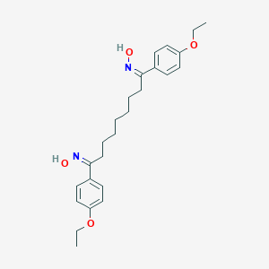 molecular formula C25H34N2O4 B401227 1,9-Bis(4-ethoxyphenyl)-1,9-nonanedione dioxime CAS No. 331271-34-2