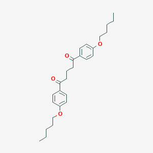 molecular formula C27H36O4 B401229 1,5-Bis[4-(pentyloxy)phenyl]pentane-1,5-dione 