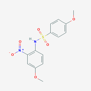 4-methoxy-N-(4-methoxy-2-nitrophenyl)benzenesulfonamide