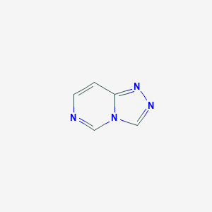 molecular formula C5H4N4 B040124 1,2,4-Triazolo[4,3-c]pyrimidine CAS No. 274-81-7