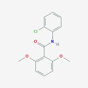 molecular formula C15H14ClNO3 B401255 N-(2-chlorophenyl)-2,6-dimethoxybenzamide 