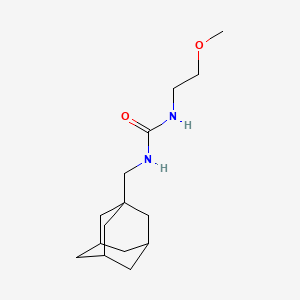 molecular formula C15H26N2O2 B4012731 N-(1-adamantylmethyl)-N'-(2-methoxyethyl)urea 