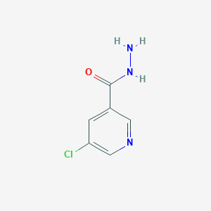 molecular formula C6H6ClN3O B040128 5-Chloropyridine-3-carbohydrazide CAS No. 117830-18-9