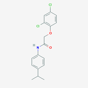 molecular formula C17H17Cl2NO2 B401280 2-(2,4-dichlorophenoxy)-N-[4-(propan-2-yl)phenyl]acetamide 