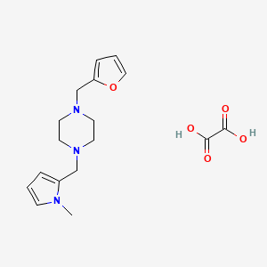 1-(2-furylmethyl)-4-[(1-methyl-1H-pyrrol-2-yl)methyl]piperazine oxalate