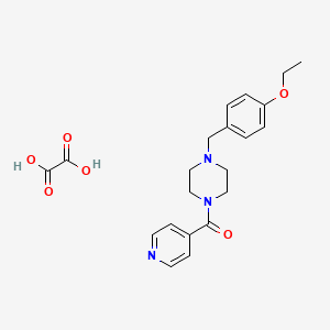 1-(4-ethoxybenzyl)-4-isonicotinoylpiperazine oxalate