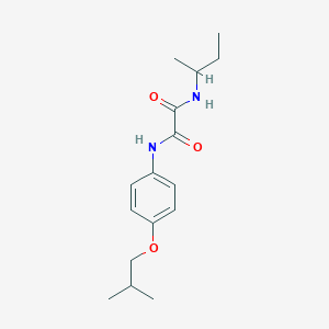 molecular formula C16H24N2O3 B4013499 N-(sec-butyl)-N'-(4-isobutoxyphenyl)ethanediamide 