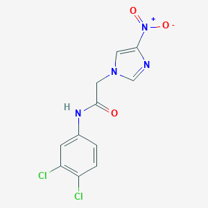 N-(3,4-dichlorophenyl)-2-{4-nitro-1H-imidazol-1-yl}acetamide