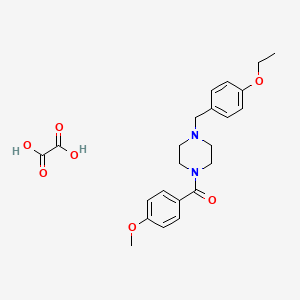 1-(4-ethoxybenzyl)-4-(4-methoxybenzoyl)piperazine oxalate