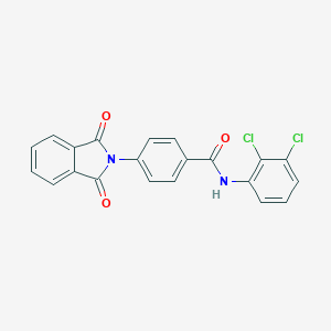 molecular formula C21H12Cl2N2O3 B401365 N-(2,3-dichlorophenyl)-4-(1,3-dioxo-1,3-dihydro-2H-isoindol-2-yl)benzamide 