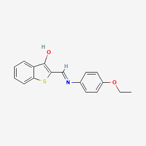 2-{[(4-ethoxyphenyl)amino]methylene}-1-benzothiophen-3(2H)-one