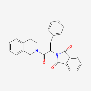 2-[1-benzyl-2-(3,4-dihydro-2(1H)-isoquinolinyl)-2-oxoethyl]-1H-isoindole-1,3(2H)-dione