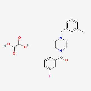 1-(3-fluorobenzoyl)-4-(3-methylbenzyl)piperazine oxalate