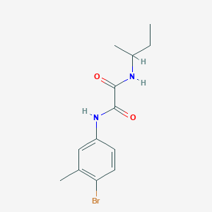 N-(4-bromo-3-methylphenyl)-N'-(sec-butyl)ethanediamide