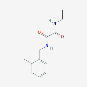 molecular formula C12H16N2O2 B4013793 N-ethyl-N'-(2-methylbenzyl)ethanediamide 