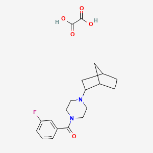 1-bicyclo[2.2.1]hept-2-yl-4-(3-fluorobenzoyl)piperazine oxalate