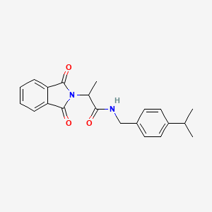 2-(1,3-dioxo-1,3-dihydro-2H-isoindol-2-yl)-N-(4-isopropylbenzyl)propanamide