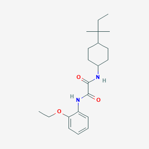 molecular formula C21H32N2O3 B4014152 N-[4-(1,1-dimethylpropyl)cyclohexyl]-N'-(2-ethoxyphenyl)ethanediamide 