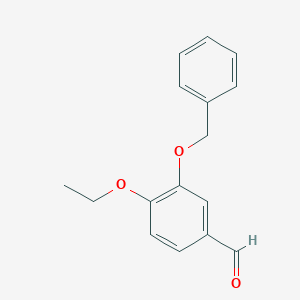 molecular formula C16H16O3 B401417 3-(Benzyloxy)-4-ethoxybenzaldehyde CAS No. 26691-25-8