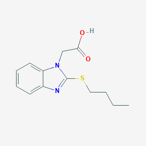 molecular formula C13H16N2O2S B401427 (2-Butylsulfanyl-benzoimidazol-1-yl)-acetic acid CAS No. 312929-75-2