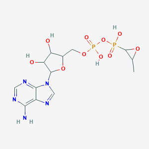 molecular formula C13H19N5O10P2 B040143 Fosfadecin CAS No. 120909-50-4