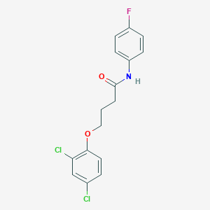 4-(2,4-dichlorophenoxy)-N-(4-fluorophenyl)butanamide